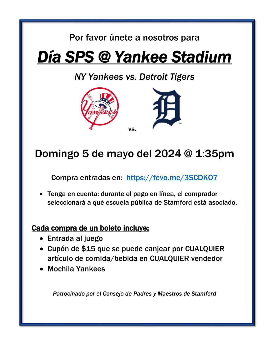 Yankees Day 2024 Flyer (Sp)