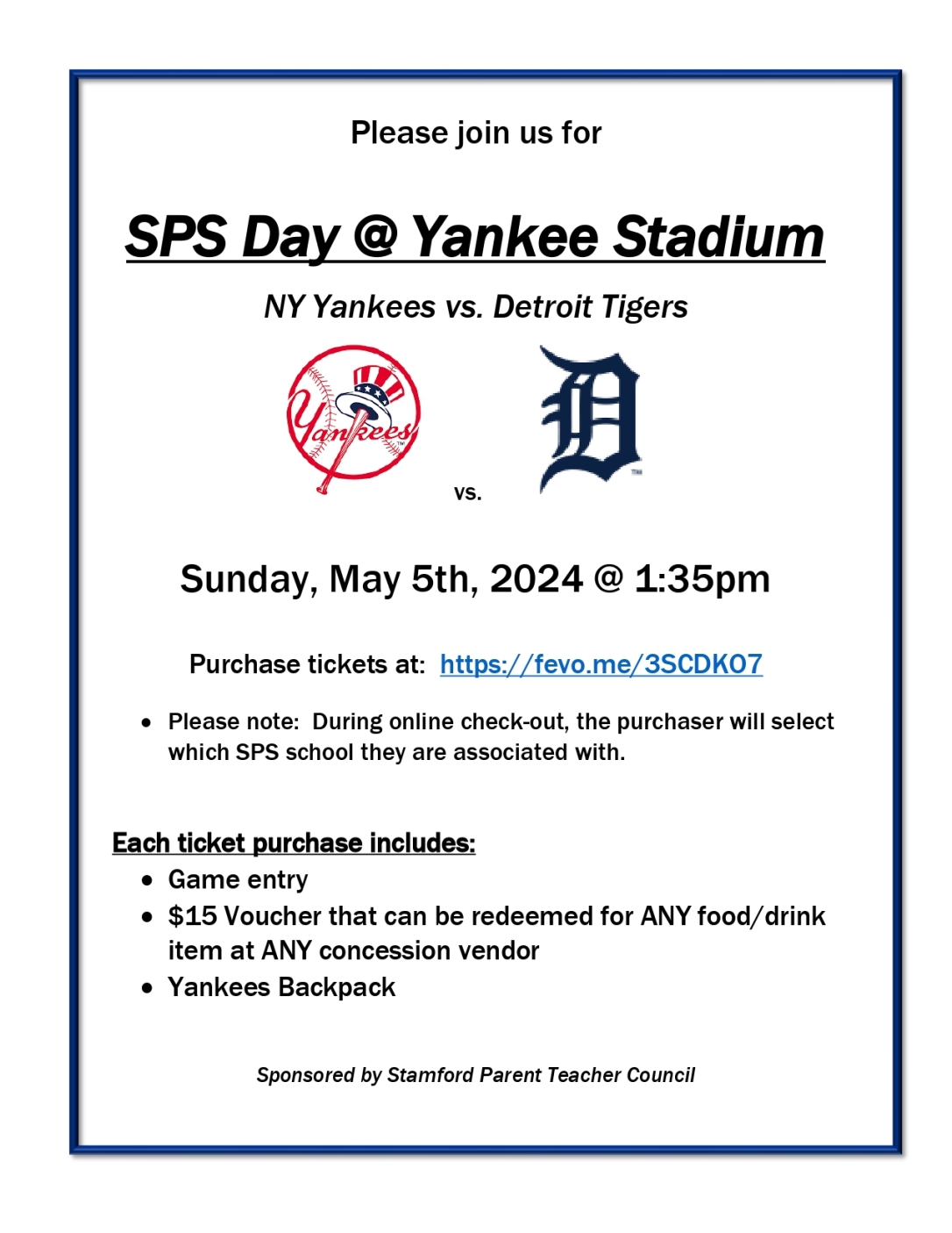 Yankees Day 2024 Flyer